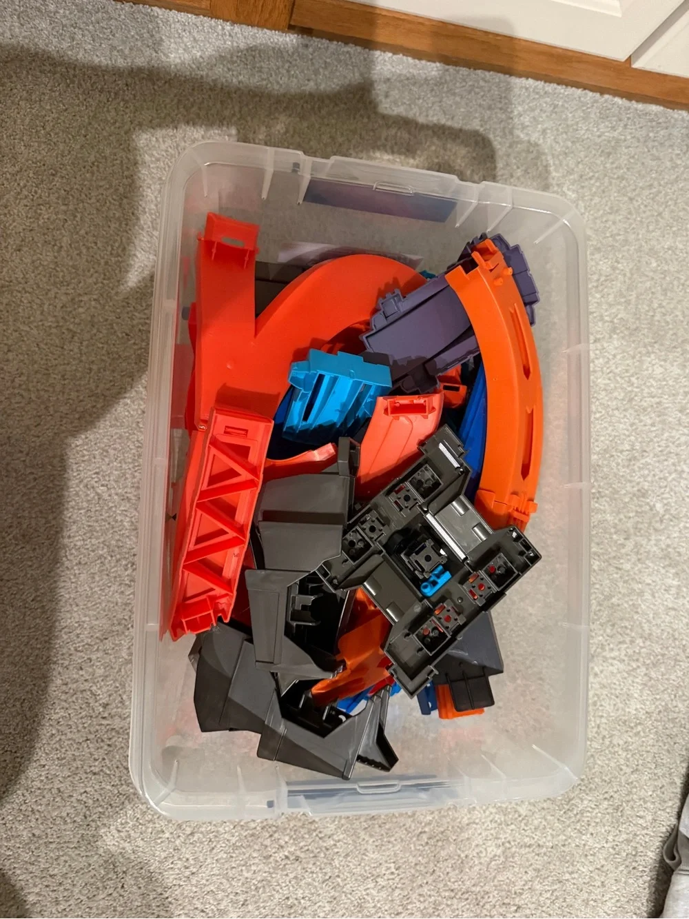 Kids Toy Hot Wheels Set Replacement Pieces - Red, Blue, Orange, Purple, Black